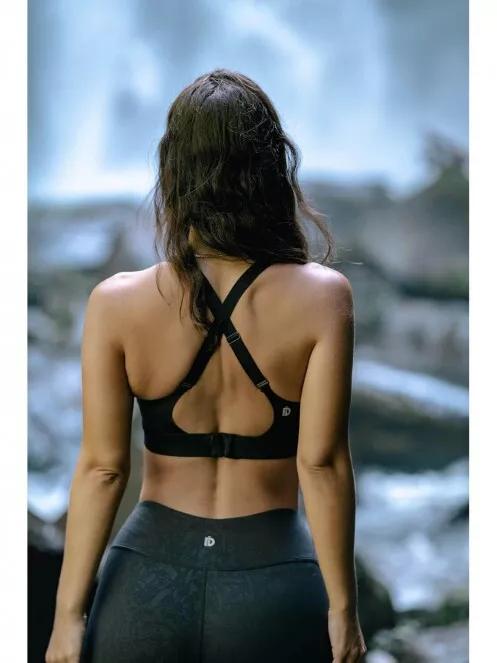 sutien pentru sport pt. femei Fundango Dyanic High Support Sportbra negru 9