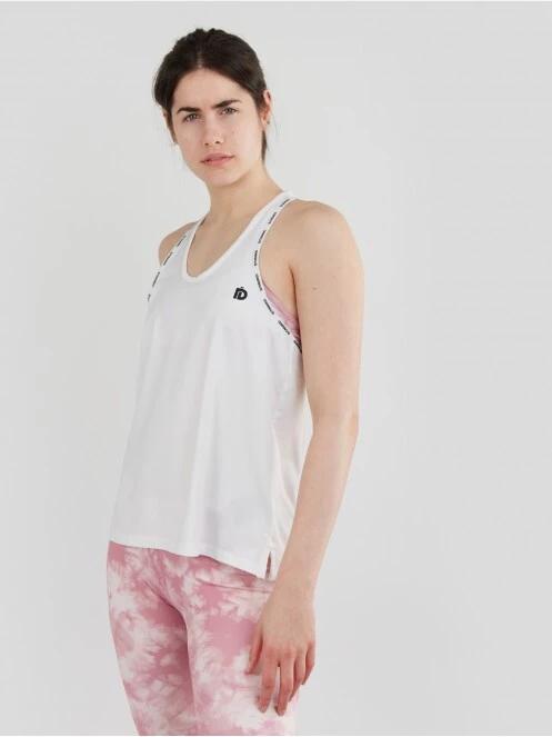 tricou de sport fara maneci pt. femei Fundango Kaguya Top alb 2