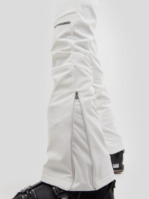pantaloni de schi pt. femei Fundango Galena Softshell Pants alb 8