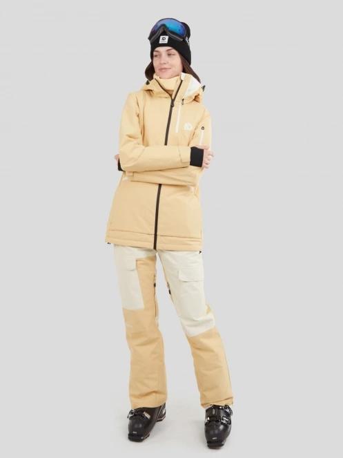 pantaloni de schi pt. femei Fundango Sakura Bib Pants galben 5