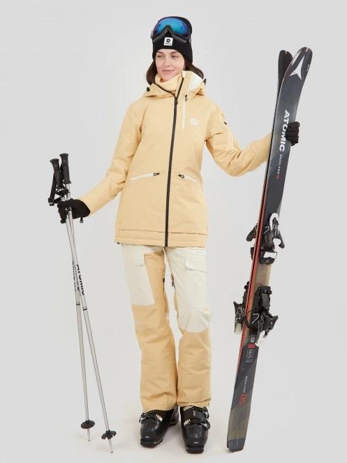 pantaloni de schi pt. femei Fundango Sakura Bib Pants galben 6