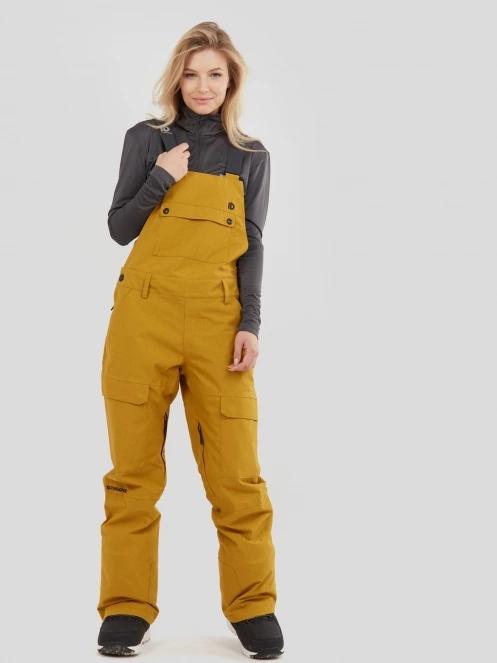 pantaloni de schi pt. femei Fundango Sakura Bib Pants maro 2