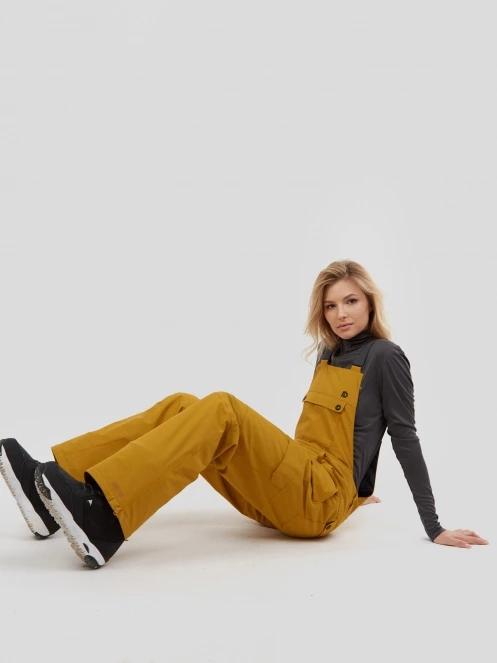 pantaloni de schi pt. femei Fundango Sakura Bib Pants maro 6