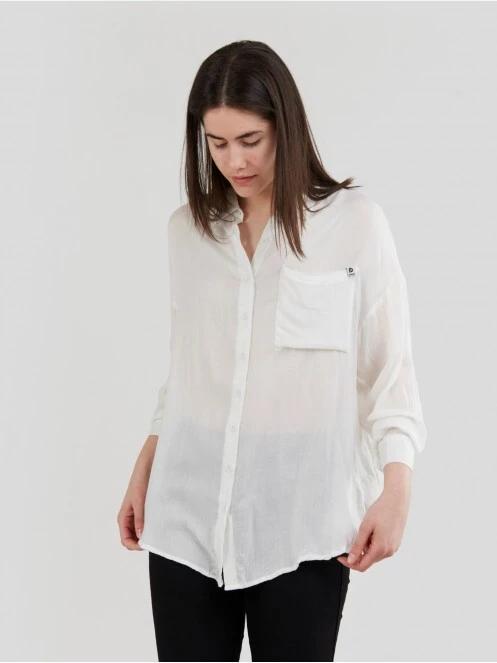 bluza pt. femei Fundango Dynea Shirt alb 4