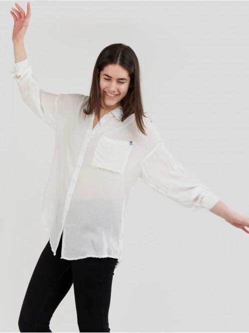bluza pt. femei Fundango Dynea Shirt alb 6