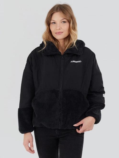 jacheta de primavara pt. femei Fundango Sansa Hybrid Jacket negru 2