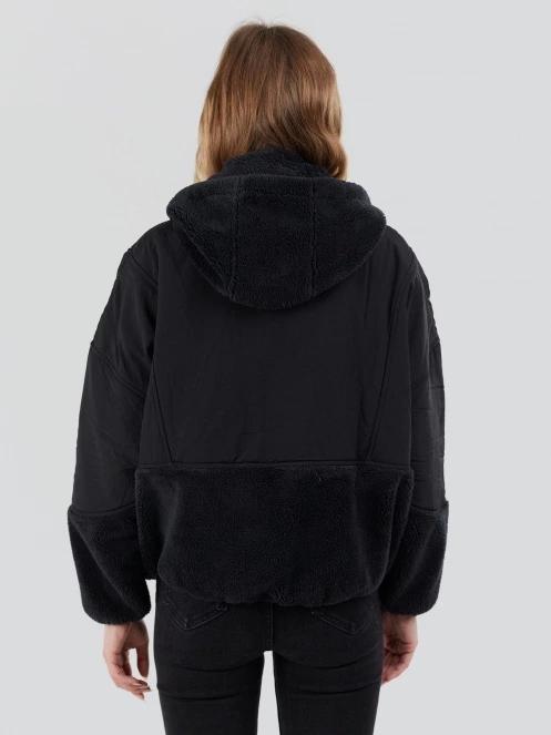 jacheta de primavara pt. femei Fundango Sansa Hybrid Jacket negru 3