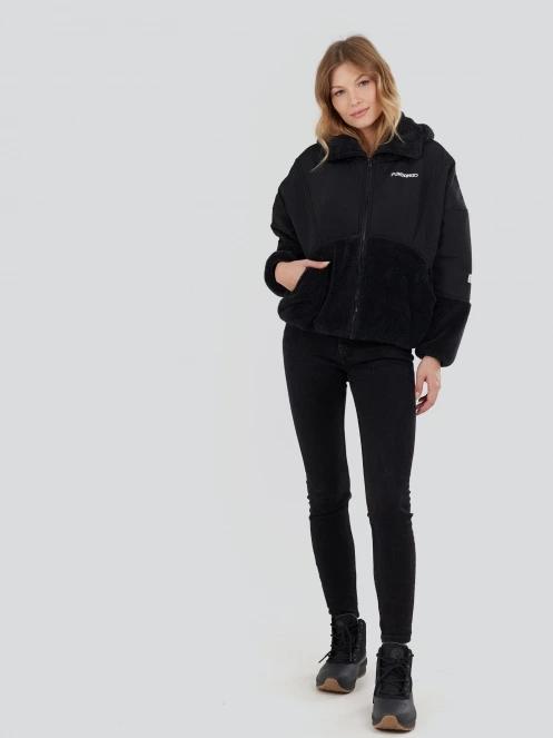 jacheta de primavara pt. femei Fundango Sansa Hybrid Jacket negru 4