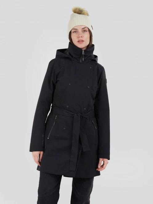 haine de ploaie pt. femei Fundango Charlotte Trenchcoat negru 2