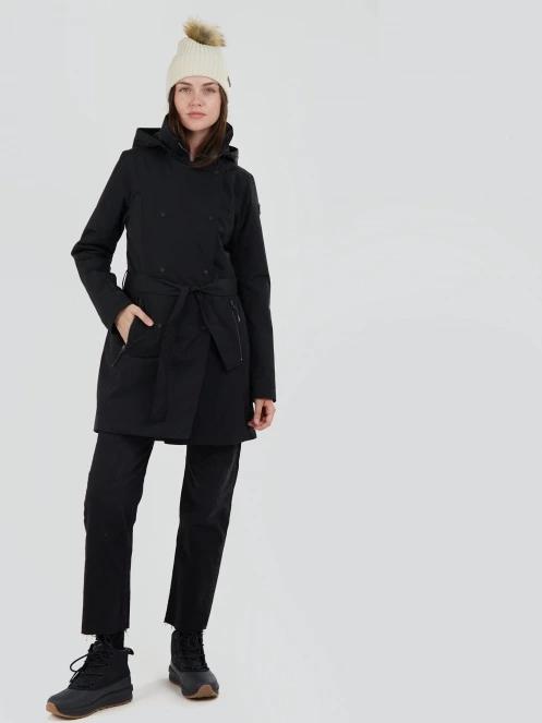 haine de ploaie pt. femei Fundango Charlotte Trenchcoat negru 4
