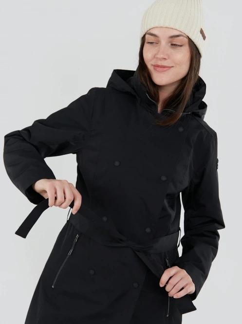 haine de ploaie pt. femei Fundango Charlotte Trenchcoat negru 6