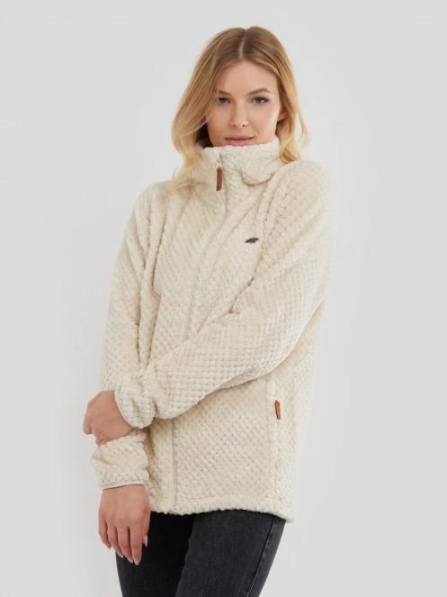 pulover polar pt. femei Fundango Shiren Fleece Jacket nisip 2