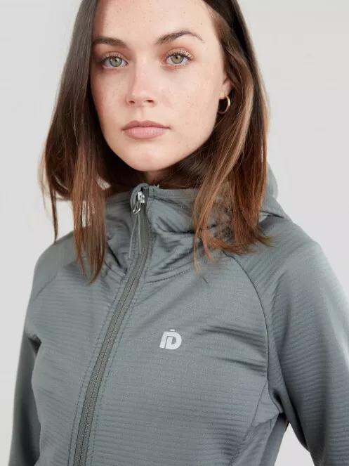 pulover polar pt. femei Fundango Share Hooded Fleece oliv 4