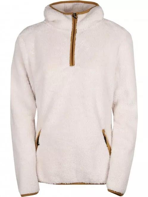 pulover cu gluga pt. femei Fundango Olivia Pile Jacket nisip 6