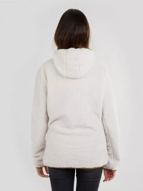 pulover cu gluga pt. femei Fundango Olivia Pile Jacket nisip 3