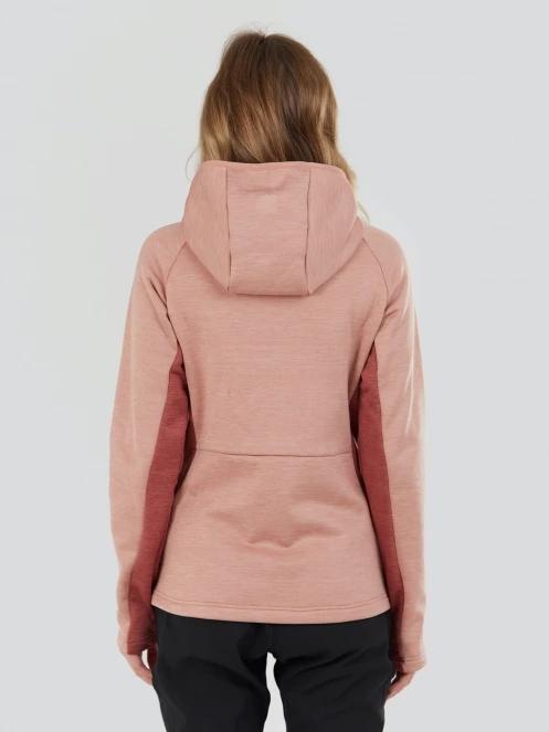 pulover polar pt. femei Fundango Alita Fleece Jacket roz 3
