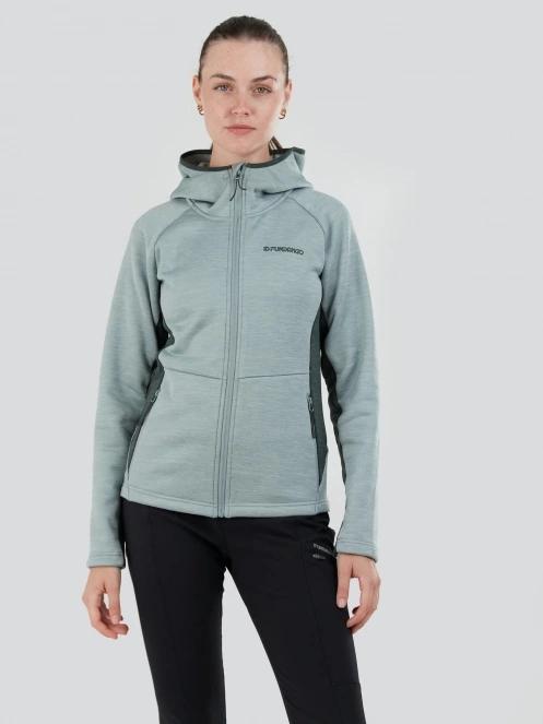 pulover polar pt. femei Fundango Alita Fleece Jacket verde 2
