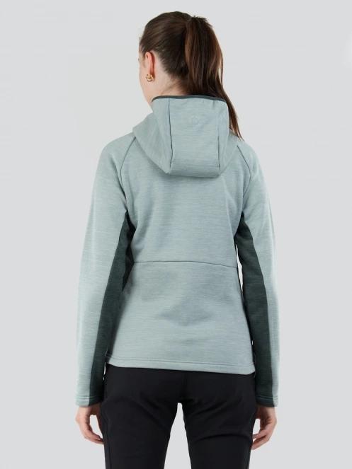 pulover polar pt. femei Fundango Alita Fleece Jacket verde 3