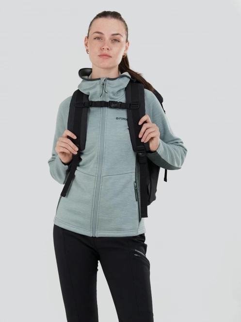 pulover polar pt. femei Fundango Alita Fleece Jacket verde 5