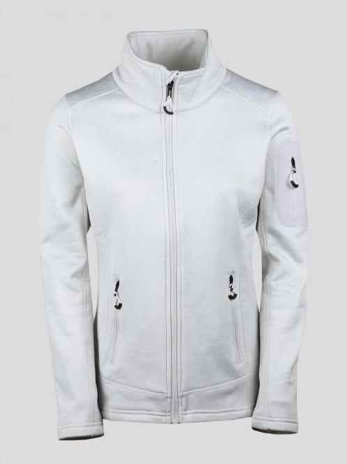 pulover polar pt. femei Fundango Antila Fleece Jacket alb 7