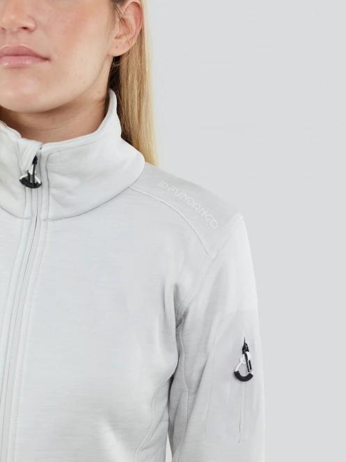 pulover polar pt. femei Fundango Antila Fleece Jacket alb 5