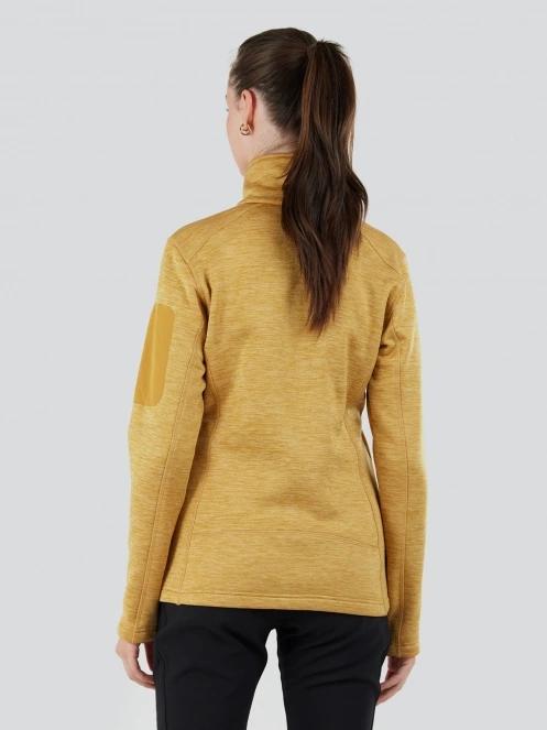 pulover polar pt. femei Fundango Antila Fleece Jacket galben 3