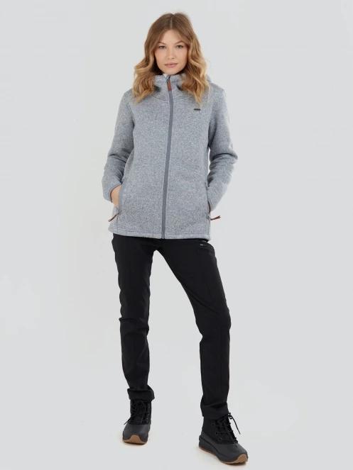 pulover polar pt. femei Fundango Ara Fleece Jacket gri 4