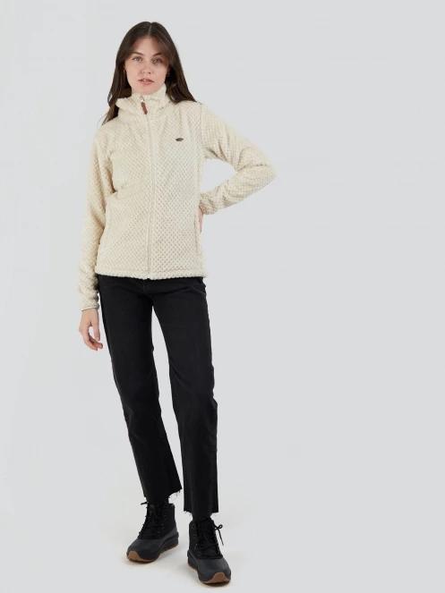 pulover polar pt. femei Fundango Shiren Fleece Jacket galben 4
