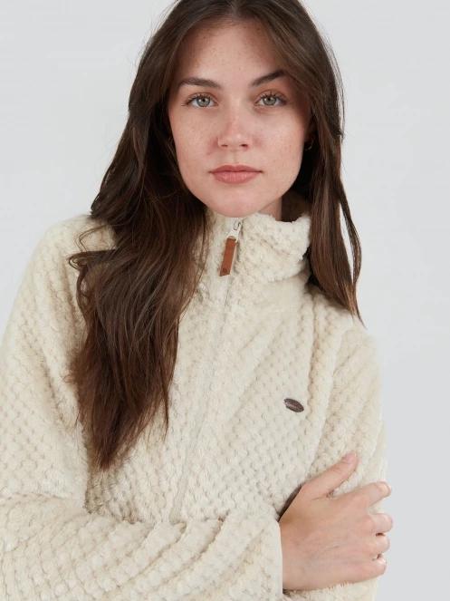 pulover polar pt. femei Fundango Shiren Fleece Jacket galben 5
