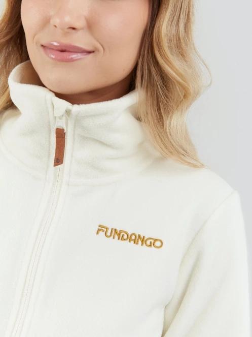 pulover polar pt. femei Fundango Serena Fleece Jacket galben 5