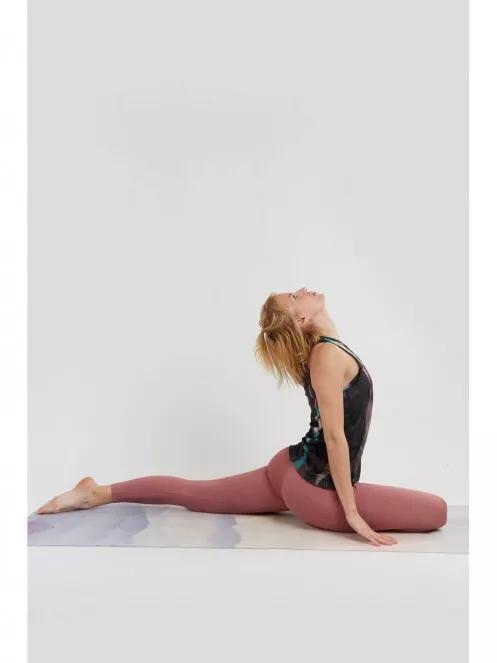 pantaloni de sport pt. femei Fundango Zen High Rise Leggings magenta 6