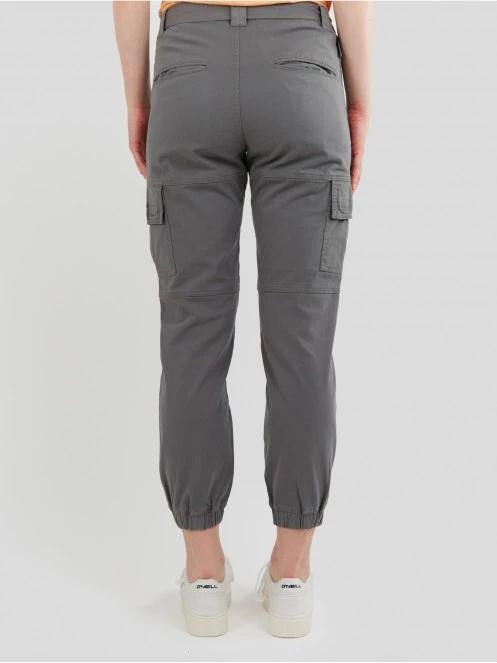 pantaloni de strada cu buzunare laterale pt. femei Fundango Alina Cargo Pants verde 3