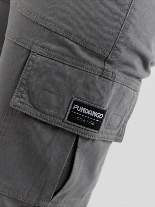 pantaloni de strada cu buzunare laterale pt. femei Fundango Alina Cargo Pants verde 6
