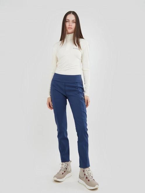pantaloni de sport pt. femei Fundango Delilah Wind Block Leggings albastru 4