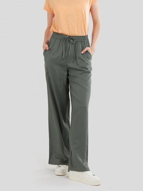 pantaloni lungi pt. femei Fundango Poppy Pants oliv 2