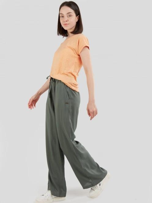 pantaloni lungi pt. femei Fundango Poppy Pants oliv 4