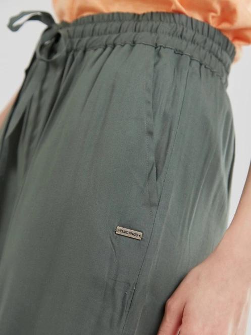 pantaloni lungi pt. femei Fundango Poppy Pants oliv 8