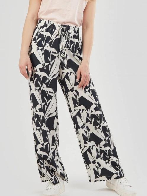 pantaloni lungi pt. femei Fundango Poppy Pants alb 2