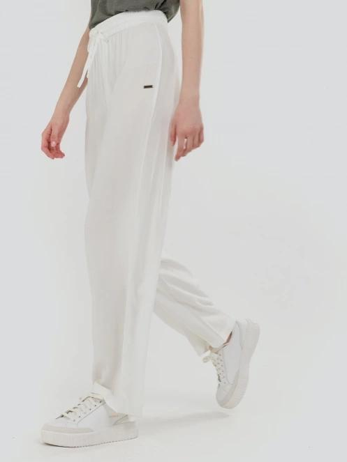 pantaloni lungi pt. femei Fundango Poppy Pants alb 2