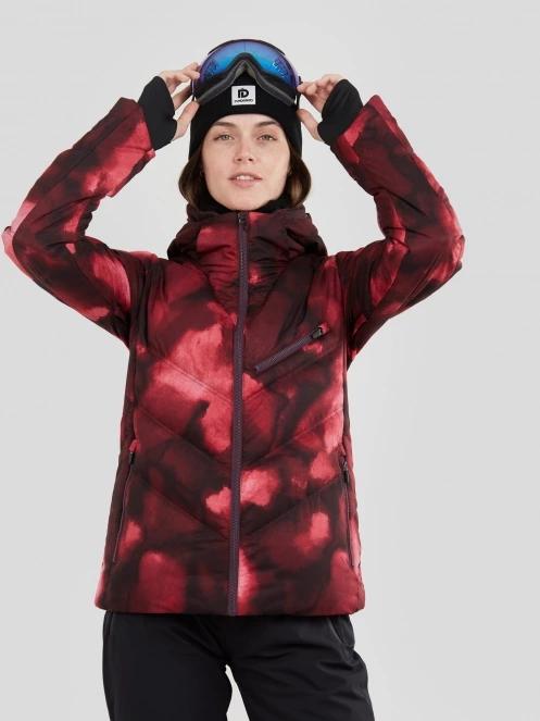 geaca de schi matlasata pt. femei Fundango Elyra Padded Jacket rosu 2