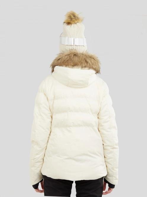 geaca de schi matlasata pt. femei Fundango Elyra Fur Padded Jacket alb 3