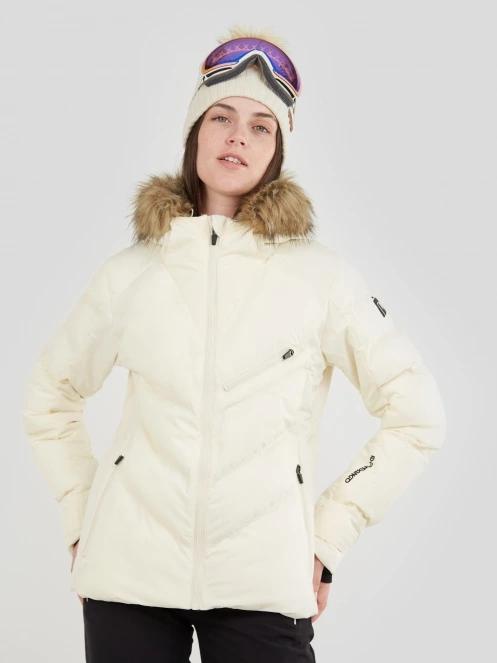 geaca de schi matlasata pt. femei Fundango Elyra Fur Padded Jacket alb 6