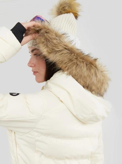 geaca de schi matlasata pt. femei Fundango Elyra Fur Padded Jacket alb 8
