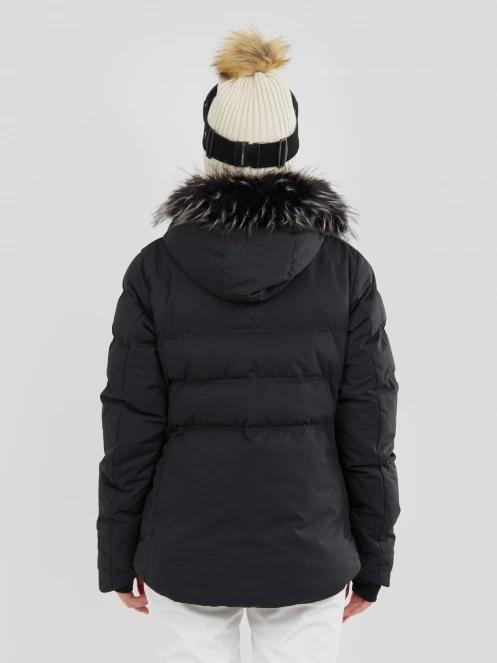 geaca de schi matlasata pt. femei Fundango Elyra Fur Padded Jacket negru 3