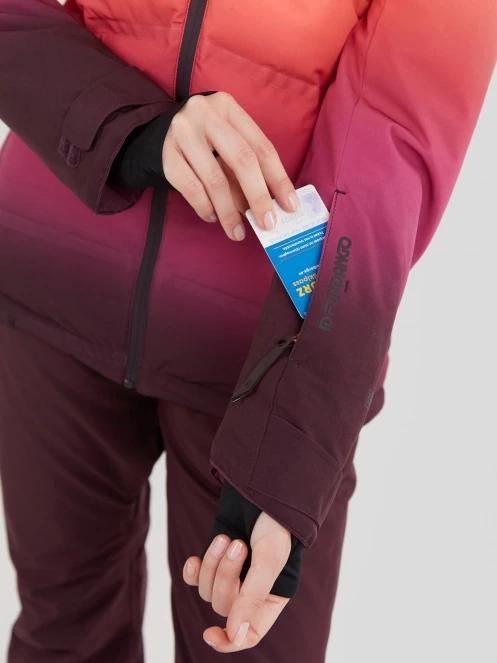 geaca de schi pt. femei Fundango Pumila Padded Jacket rosu 8