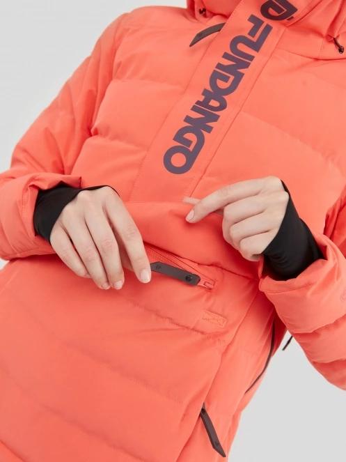 geaca de schi matlasata pt. femei Fundango Everett Padded Anorak rosu 7