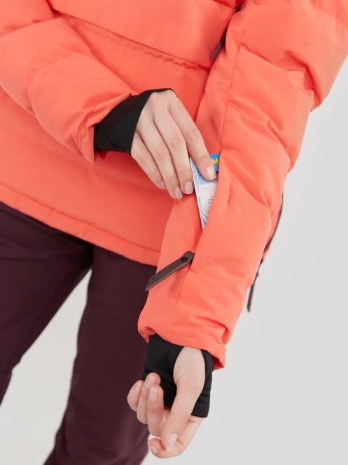 geaca de schi matlasata pt. femei Fundango Everett Padded Anorak rosu 8