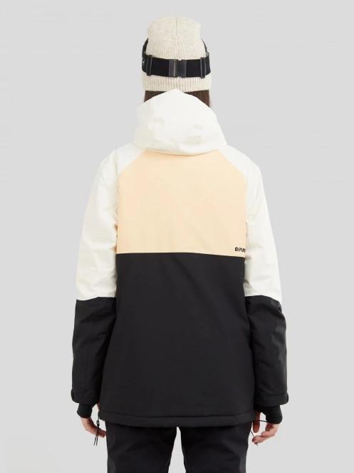 geaca de schi pt. femei Fundango Birch Logo Anorak galben 3