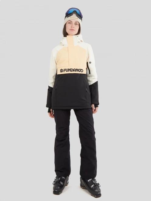 geaca de schi pt. femei Fundango Birch Logo Anorak galben 4