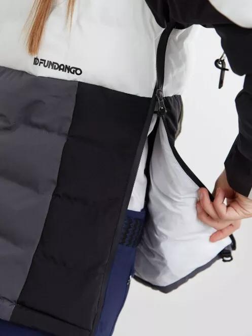 geaca de schi matlasata pt. femei Fundango Everett Padded Anorak alb 7